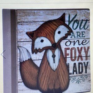 SET 2/ 6"x6" Wood Box Signs / by Whiskey Mountain